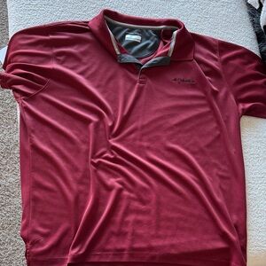 Columbia Men's Burgundy Polo Shirt